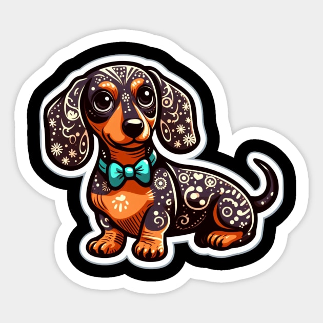 Miniature Dachshund Wiener Dog Sticker by IamActiveDog